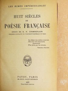 Huit siécles de poésie francaise [antikvár]