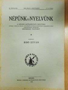 Bátky Zsigmond - Népünk és nyelvünk 1934. július-szeptember [antikvár]