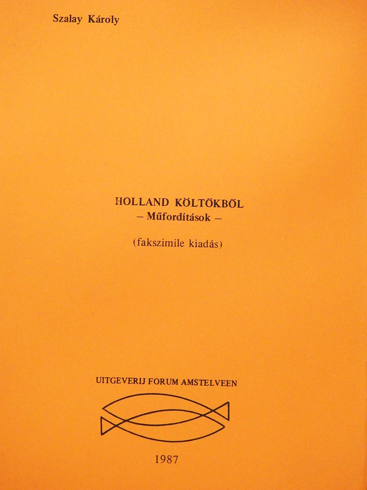 A. Bogaers - Holland költőkből (dedikált példány) [antikvár]