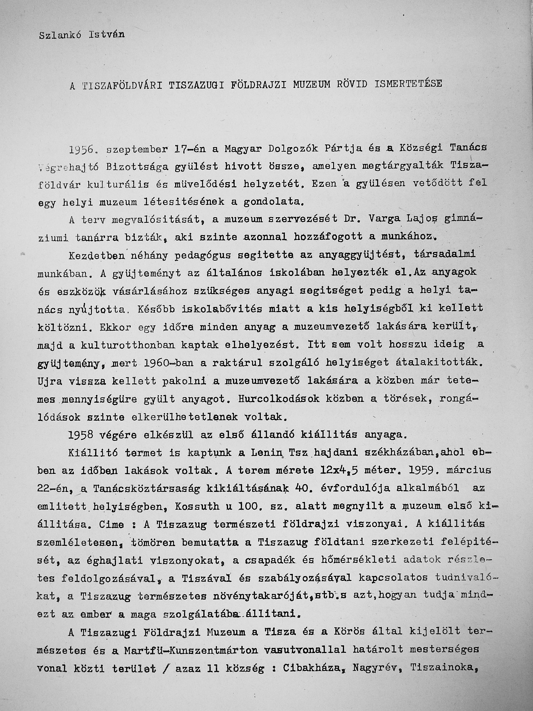 Tiszazug életéből [antikvár]