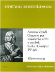 Vivaldi - CONCERTO PER VIOLONCELLO, ARCHI E CEMBALO G-DUR PV 120, KLAVIERAUSZUG (ÁKOS FODOR)