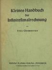 Fritz Chemnitius - Kleines Handbuch der Infinitesimalrechnung [antikvár]