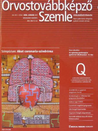 A. Gillessen - Orvostovábbképző Szemle 2006. január [antikvár]