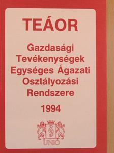Dr. Barkóczy Tamás - TEÁOR 1994 [antikvár]
