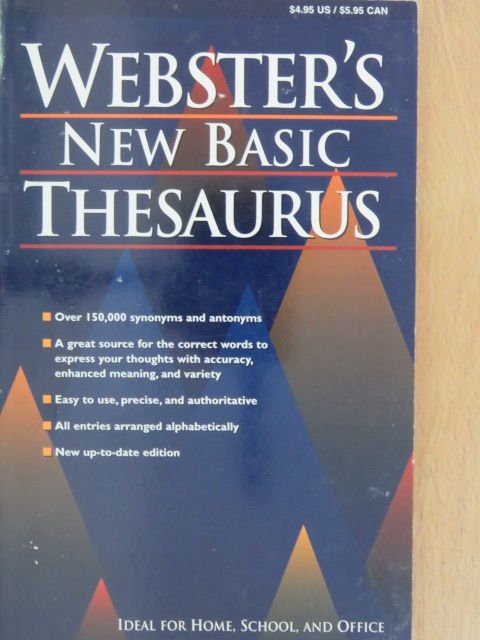 Webster's Basic Thesaurus [antikvár]