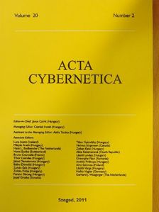 Bálint Antal - Acta Cybernetica 2011/2. [antikvár]