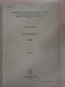 Dr. Szabó János - Statika I. [antikvár]