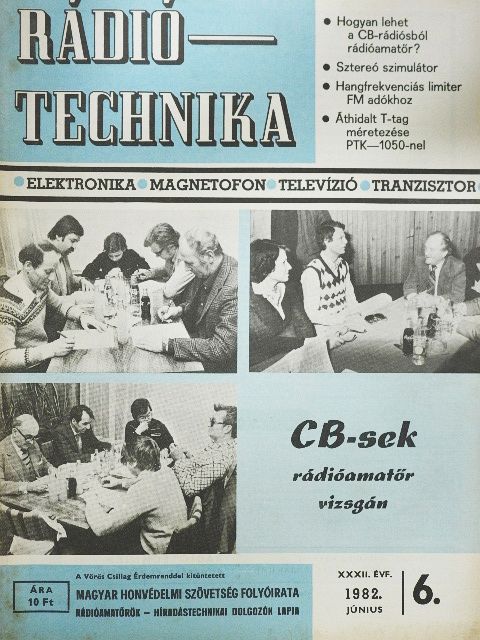 Rádiótechnika 1982. június [antikvár]
