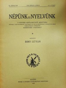 Dér József - Népünk és nyelvünk 1934. április-június [antikvár]