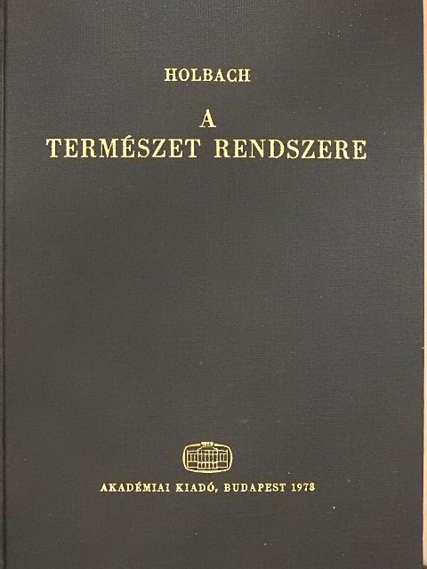 Holbach - A természet rendszere [antikvár]