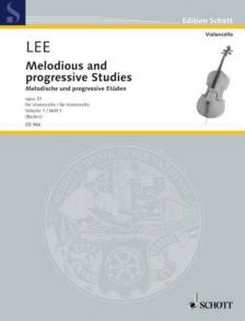 LEE - MELODIOUS AND PROGRESSIVE STUDIES OP.31 FOR VIOLONCELLO VOLUME 1 (BECKER)