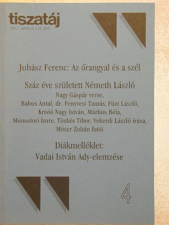 Babus Antal - Tiszatáj 2001. április [antikvár]