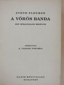 Svend Fleuron - A vörös banda [antikvár]