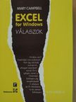 Mary Campbell - Excel for Windows válaszok [antikvár]