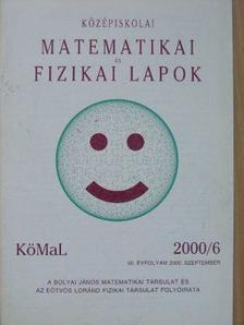 Pelikán József - Középiskolai matematikai és fizikai lapok 2000. szeptember [antikvár]