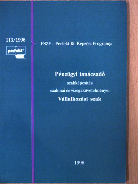 Dr. Hetényi László - Pénzügyi tanácsadó [antikvár]