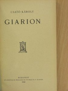 Csató Károly - Giarion/Kánaán könyve/Dr. Pokol [antikvár]