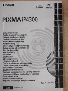 Canon PIXMA iP4300 - Quick Start Guide [antikvár]