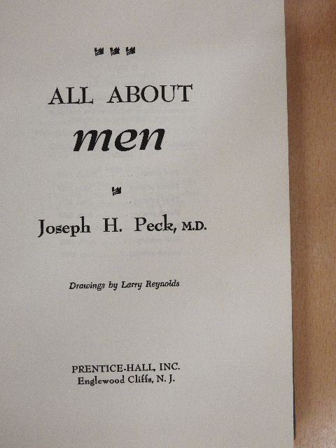 Joseph H. Peck - All about men [antikvár]