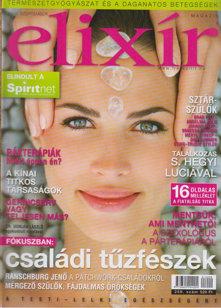 Dr. Nagy Róbert - Elixír magazin 2010. szeptember [antikvár]