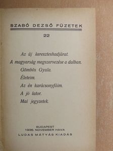 Szabó Dezső - Szabó Dezső füzetek 22-27 [antikvár]