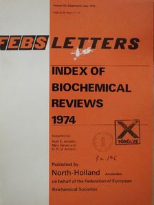Febs Letters - Index of Biochemical Reviews 1974-1978. [antikvár]