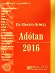 Dr. Herich György - Adótan 2016 [antikvár]