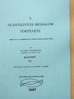 Dr. Nagy Zsigmond - A németalföldi irodalom története (dedikált példány) [antikvár]