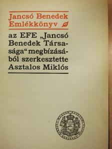 Ajtai Gábor - Jancsó Benedek Emlékkönyv [antikvár]