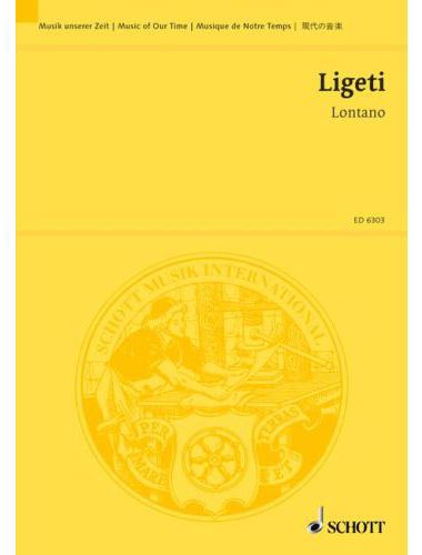 Ligeti György - LONTANO FOR FULL ORCHESTRA (1967) STUDY SCORE