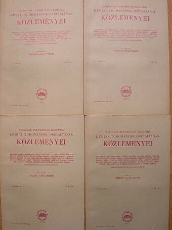 Freund Mihály - A Magyar Tudományos Akadémia Kémiai Tudományok Osztályának Közleményei [antikvár]