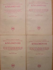 Freund Mihály - A Magyar Tudományos Akadémia Kémiai Tudományok Osztályának Közleményei [antikvár]