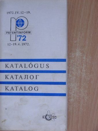 PATENTINFORM '72 katalógus [antikvár]