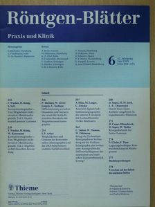F. Wacker - Röntgen-Blätter Juni 1989 [antikvár]