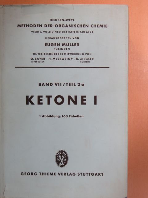 B. Eistert - Methoden der Organischen Chemie VII/2a. [antikvár]