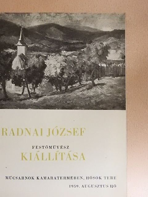 Cseh Miklós - Radnai József festőművész kiállítása [antikvár]