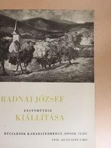 Cseh Miklós - Radnai József festőművész kiállítása [antikvár]