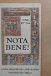 Győri Gyula - Nota bene! (aláírt példány) [antikvár]