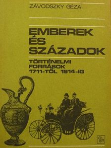 Závodszky Géza - Emberek és századok  [antikvár]