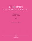 Chopin - BERCUSE POUR LE PIANO OP.57 FÜR KLAVIER