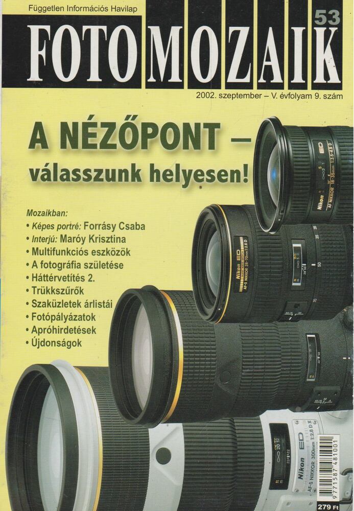 Sulyok László - Foto Mozaik 2002. szeptember [antikvár]