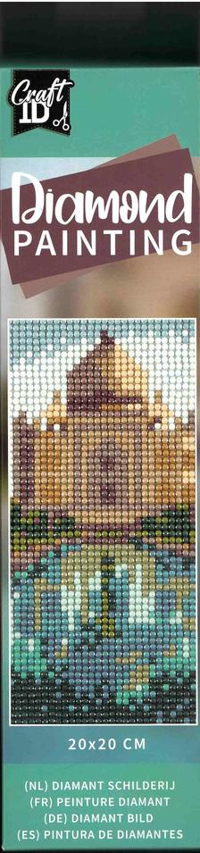 CR2092 23GE5 - Gyémánt kirakó - 20x20cm vászonkép Taj Mahal