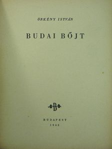 Örkény István - Budai bőjt [antikvár]