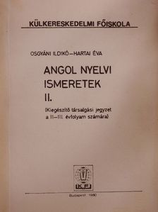 Hartai Éva - Angol nyelvi ismeretek II. [antikvár]