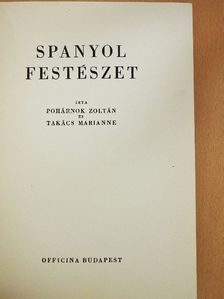 Pohárnok Zoltán - Spanyol festészet [antikvár]