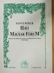 Balogh Bertalan - Havi Magyar Fórum 2001. november [antikvár]