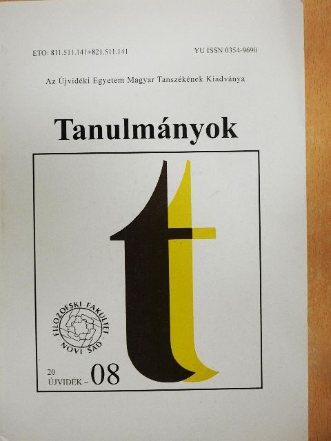 Bence Erika - Tanulmányok 2008 [antikvár]