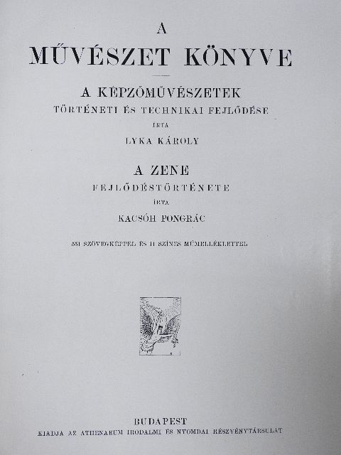 Kacsóh Pongrác - A művészet könyve [antikvár]