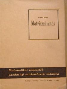 Krekó Béla - Matrixszámítás [antikvár]