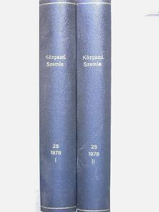 Megyeri Endre - Közgazdasági Szemle 1978. január-december I-II. [antikvár]
